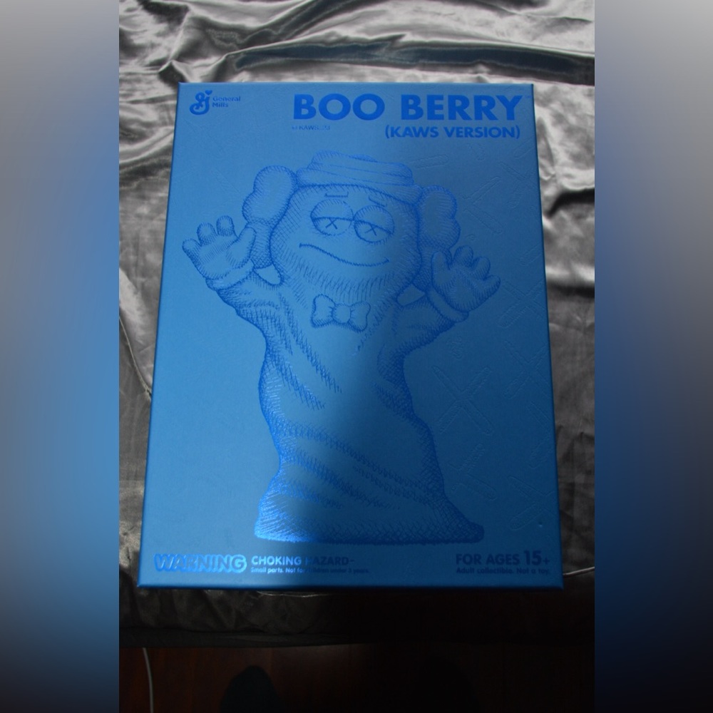 KAWS Cereal Monsters Boo Berry Figure